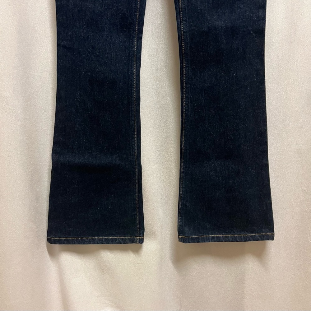Juicy Couture Women’s Low Rise Dark Denim Boot Cut Jeans Pants - Picture 5 of 9